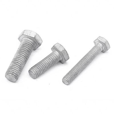 Hoge sterkte HDG Hot Dip gegalvaniseerd DIN933 DIN931 Hexagon Hex Head Bolts voor staal
