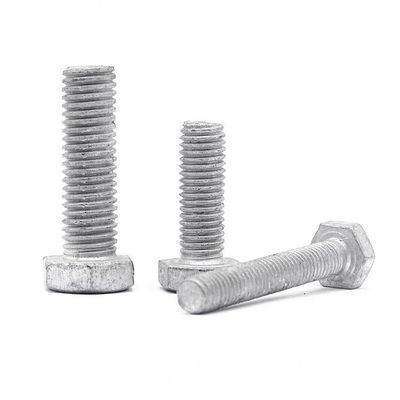 Hoge sterkte HDG Hot Dip gegalvaniseerd DIN933 DIN931 Hexagon Hex Head Bolts voor staal