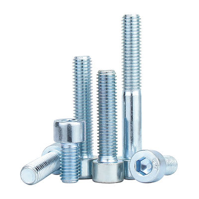 Mechanische DIN-standaard Zinkgeplatte cilindrische kop Hexagon Hex Socket Allen Sleutelbout