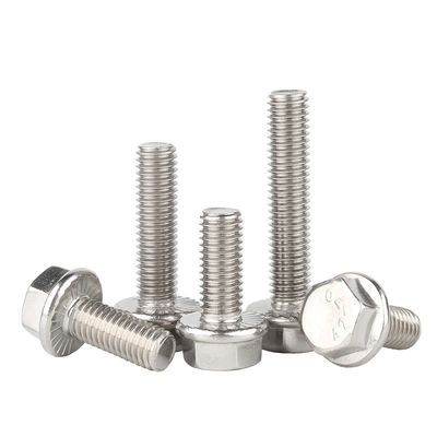 Vlekkeloos staal A2 70 A4 80 Hex Flange Bolt DIN6921 Direct leveren voor en plain afwerking
