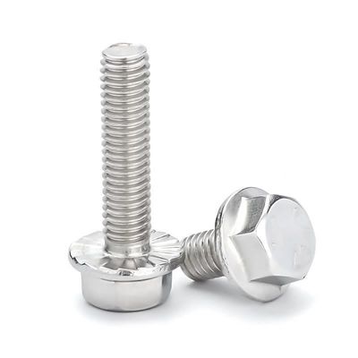 Vlekkeloos staal A2 70 A4 80 Hex Flange Bolt DIN6921 Direct leveren voor en plain afwerking