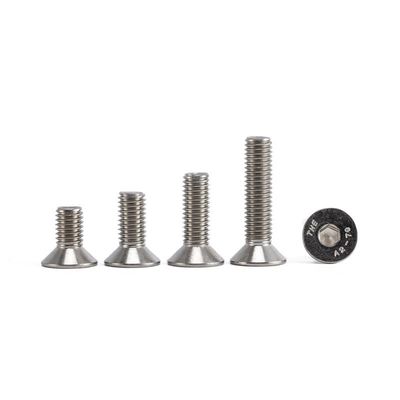 Aanpasbaar DIN ANSI roestvrij staal A2 70 A4 80 CSK Flat Head Hex Socket Bolt Schroef
