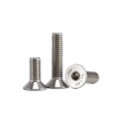 Aanpasbaar DIN ANSI roestvrij staal A2 70 A4 80 CSK Flat Head Hex Socket Bolt Schroef