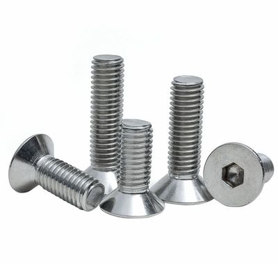 Aanpasbaar DIN ANSI roestvrij staal A2 70 A4 80 CSK Flat Head Hex Socket Bolt Schroef