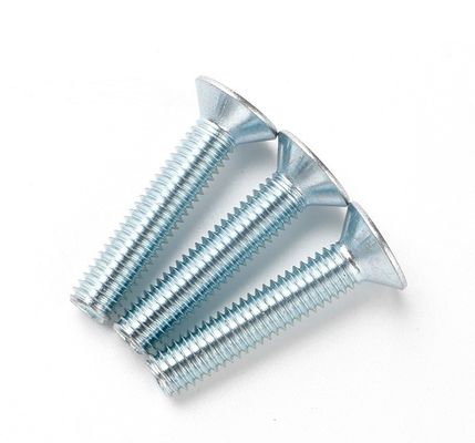 Handan Fastener Direct Wit Blauw Zinkgeplatte DIN7991 CSK Flat Head Hex Socket Bolt Schroef