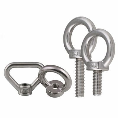 Direct leveren Custom A2 70 A4 80 roestvrij staal driehoekige ring Lifting Hook Eye Bolts