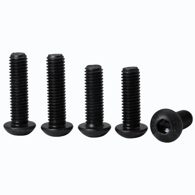 ISO7380 Hex Socket Button Head Security Cap Screw Bolt met Zwarte Oxide Zwarte Zinkgeplatte