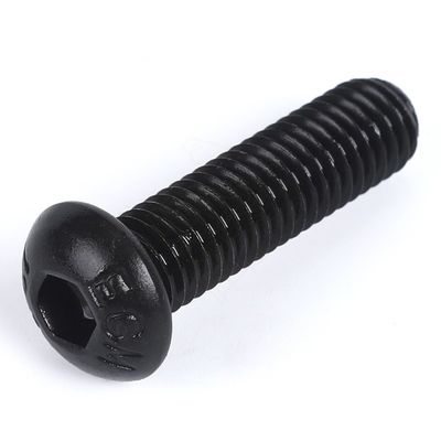 ISO7380 Hex Socket Button Head Security Cap Screw Bolt met Zwarte Oxide Zwarte Zinkgeplatte