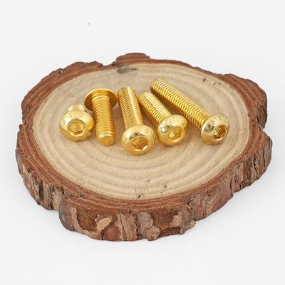 M5-M100 Koper Messing ISO7380 Hex Socket Button Head Security Cap Schroefbout voor industriële