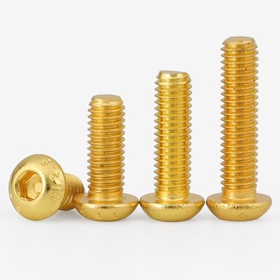 M5-M100 Koper Messing ISO7380 Hex Socket Button Head Security Cap Schroefbout voor industriële