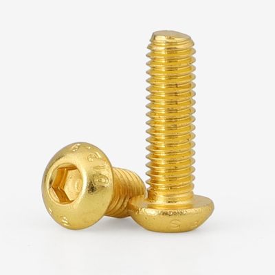 M5-M100 Koper Messing ISO7380 Hex Socket Button Head Security Cap Schroefbout voor industriële
