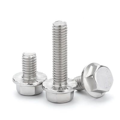 M5-M100 Mechanische flensschroef met gegalvaniseerde buitenste zeshoek en anti-slip oppervlak