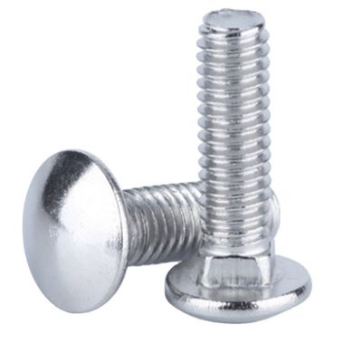 304 roestvrij staal Halve ronde hoofd draagbal Bolt M6-M16 DIN603 Klasse 8.8 gegalvaniseerd