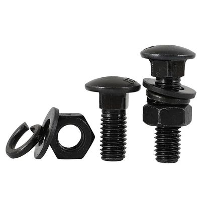 304 roestvrij staal Halve ronde hoofd draagbal Bolt M6-M16 DIN603 Klasse 8.8 gegalvaniseerd