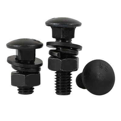 304 roestvrij staal Halve ronde hoofd draagbal Bolt M6-M16 DIN603 Klasse 8.8 gegalvaniseerd