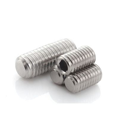 Concave End Fixed Hex Socket Screw DIN913 Grade 12.9 304 Roestvrij staal Plain Finish