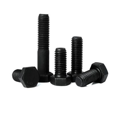 304 roestvrij staal zwarte hex hoofd schroef DIN933 Graad 8.8 Sterkte Buiten Hexagonale Bolt