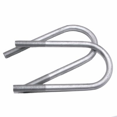 Mechanische 304 roestvrij staal U-boolt DIN3570 Horseback Pipe Clamp Embedded U-Clamp