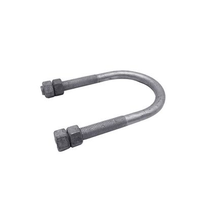 Mechanische 304 roestvrij staal U-boolt DIN3570 Horseback Pipe Clamp Embedded U-Clamp