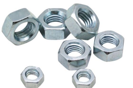 Hot Dip gegalvaniseerd 304 roestvrij staal fijn draad Hexagonale moer DIN439