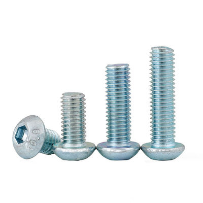 304 roestvrij staal ISO7380 Halve ronde kop Hexagonale pan hoofd schroef