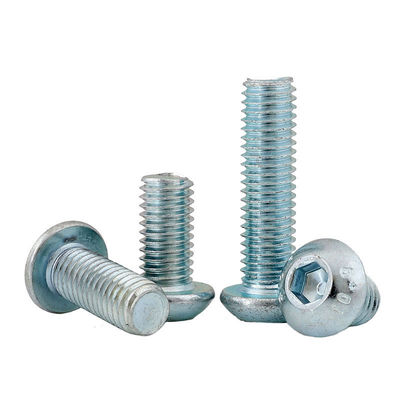304 roestvrij staal ISO7380 Halve ronde kop Hexagonale pan hoofd schroef