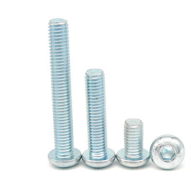 304 roestvrij staal ISO7380 Halve ronde kop Hexagonale pan hoofd schroef