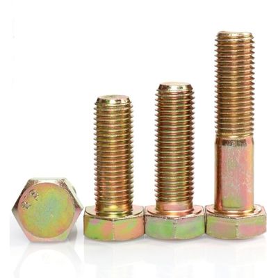 M6 M8 Hoge sterkte DIN931 DIN933 Graad 4.8 8.8 10.9 12.9 Hex hoofdbout en moer