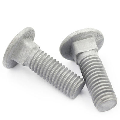 Zwarte ZP HDG warm gedip galvaniseerd DIN603 Klasse 4.8 8.8 10.9 12.9 Koetsbusbout